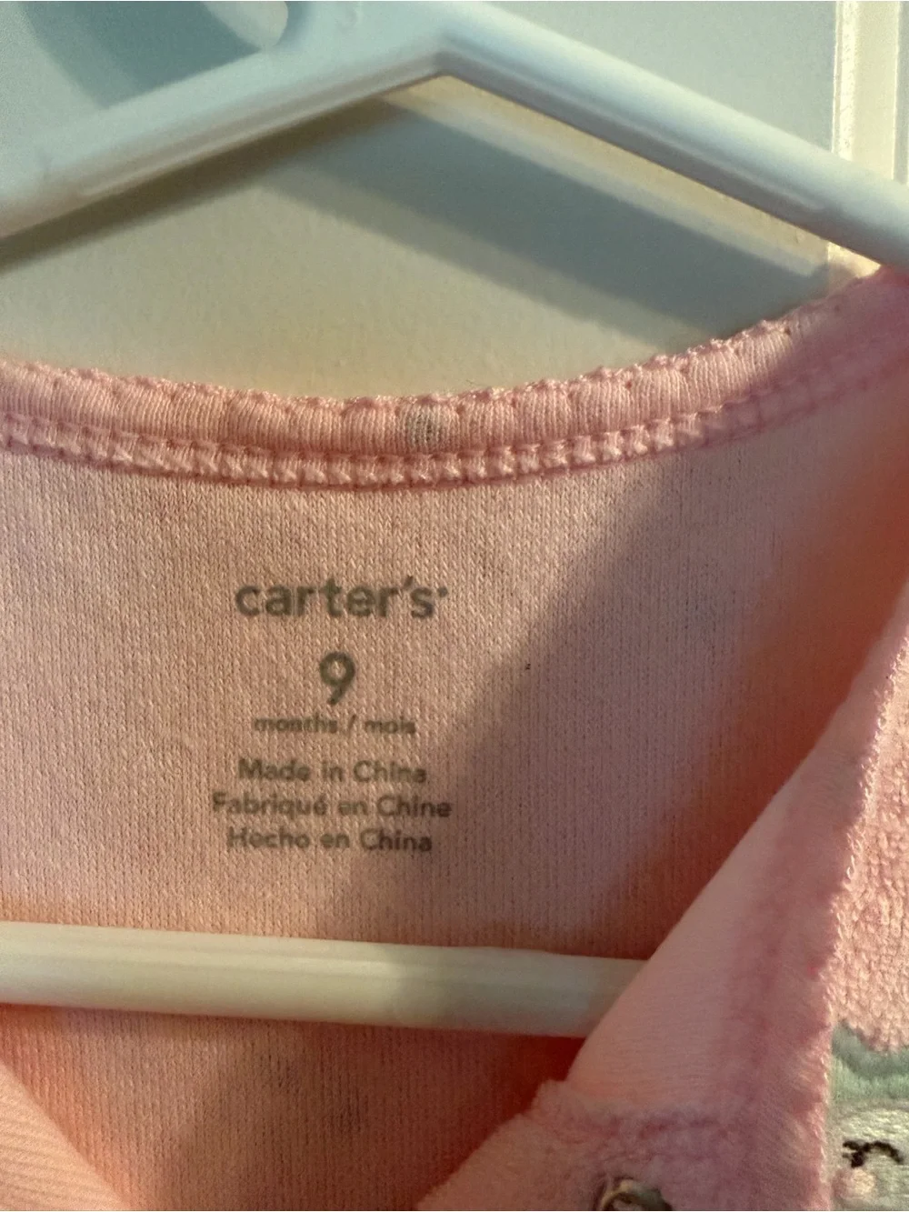 Carters soft pink